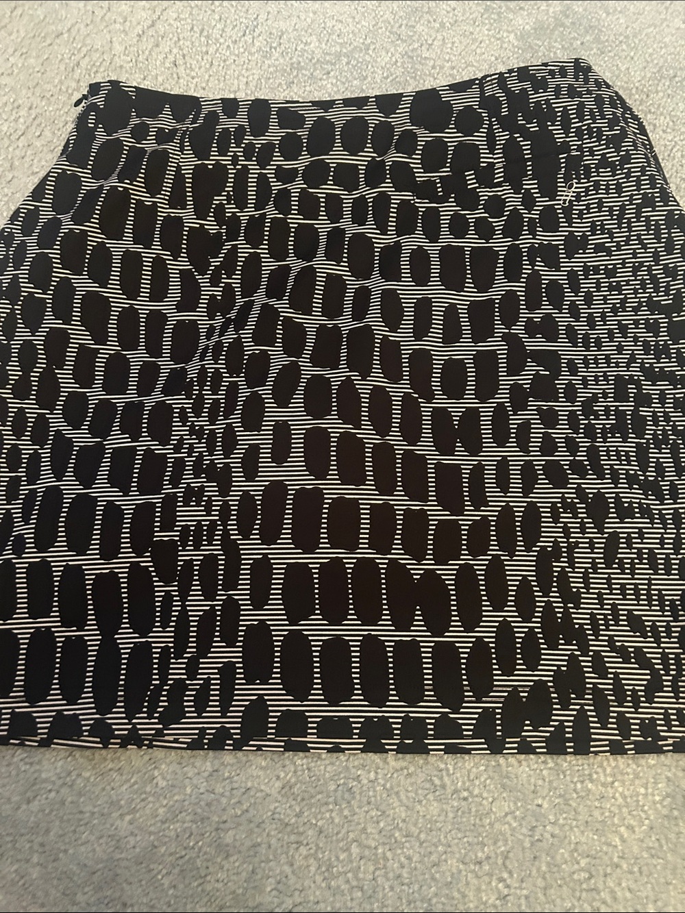 Tail print black & tan skort - Picture 2 of 5